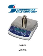 Scandinavian Scale Company QHW+ 15 Manual preview