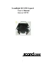 Preview for 1 page of Scandlight 935793 Gepard User Manual