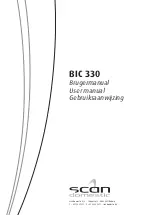 Preview for 1 page of Scandomestic BIC 330 User Manual