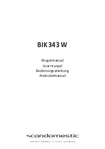 Scandomestic BIK 343W User Manual preview