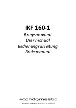Preview for 1 page of Scandomestic IKF	160-1 User Manual