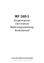 Предварительный просмотр 1 страницы Scandomestic IKF	160-1 User Manual