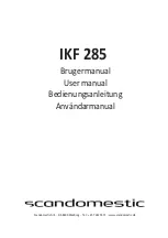 Scandomestic IKF 285 User Manual preview