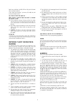 Preview for 9 page of Scandomestic MWP25 User Manual