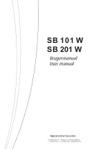 Scandomestic SB 101 W User Manual предпросмотр