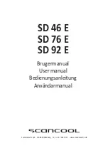 Preview for 1 page of Scandomestic Scancool SD 46 E User Manual