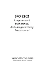Scandomestic SFO 2202 User Manual preview
