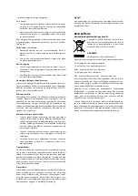 Preview for 2 page of Scandomestic SFO 2203 W User Manual