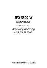 Предварительный просмотр 1 страницы Scandomestic SFO 3502 W User Manual