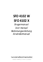 Preview for 1 page of Scandomestic SFO 4102 W User Manual