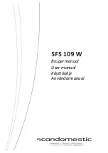 Preview for 1 page of Scandomestic SFS 109 W User Manual