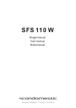 Preview for 1 page of Scandomestic SFS 110 W User Manual