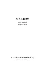 Preview for 1 page of Scandomestic SFS 140 W User Manual