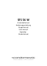 Preview for 1 page of Scandomestic SFS 56 W User Manual