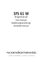 Scandomestic SFS 61 W User Manual preview