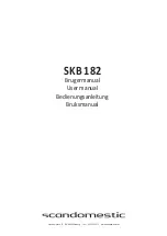 Preview for 1 page of Scandomestic SKB 182 User Manual