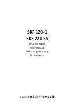 Предварительный просмотр 1 страницы Scandomestic SKF 220 SS User Manual