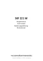 Предварительный просмотр 1 страницы Scandomestic SKF 221 W User Manual