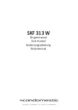 Preview for 1 page of Scandomestic SKF 313 W User Manual