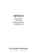 Preview for 1 page of Scandomestic SKF 433 X User Manual