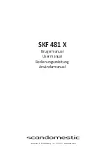 Scandomestic SKF 481 Series User Manual предпросмотр