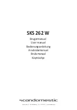 Preview for 1 page of Scandomestic SKS 262 W User Manual