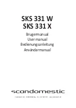 Preview for 1 page of Scandomestic SKS 331 W User Manual