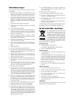 Preview for 3 page of Scandomestic TRK 3020 User Manual