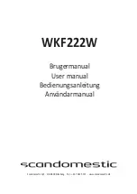 Scandomestic WKF222W User Manual preview