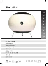 Scandyna PODSPEAKERS The ball 2.1 Owner'S Manual preview