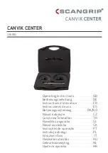 SCANGRIP CANVIK CENTER Operating Instructions Manual preview