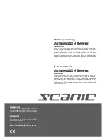 Scanic Astute LED 4 Beams Instruction Manual предпросмотр