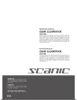 Scanic CLUB 12 JOYSTICK Instruction Manual предпросмотр