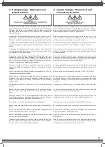 Preview for 3 page of Scanic LED Mushroom DMX Instruction Manual