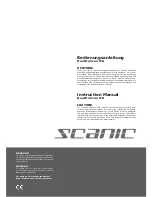 Preview for 1 page of Scanic Quattro Scan R/G Instruction Manual