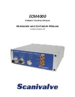 Scanivalve ECM4000 Hardware And Software Manual предпросмотр