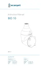 Scanjet BIO 10 Instruction Manual предпросмотр