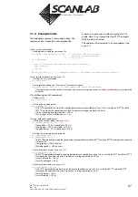 Предварительный просмотр 97 страницы Scanlab RTC 5 PC Interface Board Installation And Operation Manual