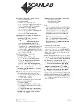 Предварительный просмотр 125 страницы Scanlab RTC 5 PC Interface Board Installation And Operation Manual