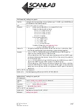 Предварительный просмотр 242 страницы Scanlab RTC 5 PC Interface Board Installation And Operation Manual