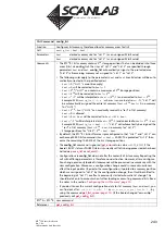 Предварительный просмотр 243 страницы Scanlab RTC 5 PC Interface Board Installation And Operation Manual