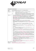 Предварительный просмотр 257 страницы Scanlab RTC 5 PC Interface Board Installation And Operation Manual