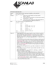 Предварительный просмотр 266 страницы Scanlab RTC 5 PC Interface Board Installation And Operation Manual