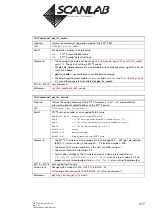 Предварительный просмотр 277 страницы Scanlab RTC 5 PC Interface Board Installation And Operation Manual