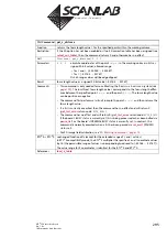 Предварительный просмотр 295 страницы Scanlab RTC 5 PC Interface Board Installation And Operation Manual