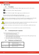 Предварительный просмотр 62 страницы SCANMASKIN Scan Combiflex 450 Manual