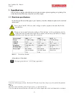 Предварительный просмотр 8 страницы SCANMASKIN Scan Combiflex 700 User Manual