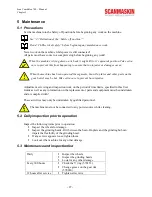 Предварительный просмотр 33 страницы SCANMASKIN Scan Combiflex 700 User Manual