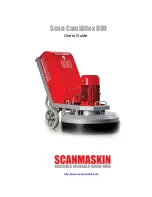 SCANMASKIN Scan Combiflex 800 User Manual preview