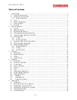 Preview for 4 page of SCANMASKIN Scan Combiflex 800 User Manual